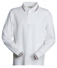 POLO LONG NATION BIANCA