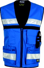 GILET ALTA VISIBILITA' BLU ROYAL