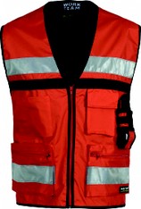 GILET ALTA VISIBILITA' ROSSO