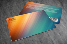 CARD PVC STAMPA COLORE PZ.1