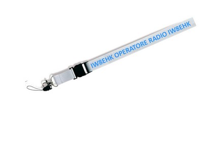 LACCETTO\COLLARINO PORTA RADIO BIANCO