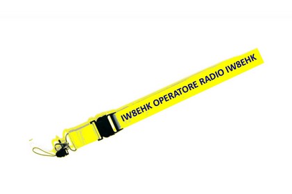 LACCETTO\COLLARINO PORTA RADIO GIALLO