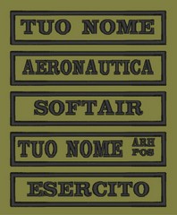 TOPPA PATCH MIS. MAX 3 X 10 cm. SOLO TESTO