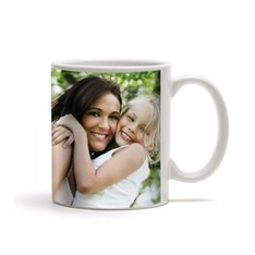 Tazza Bianca in Ceramica con Manico ed Interno Colorato Bianco da 11oz.
